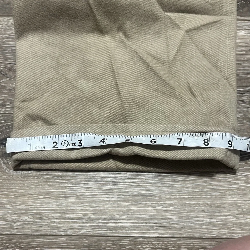VTG Polo Ralph Lauren Pants 38x32 Khaki Pleated Relaxed Made‎ in USA Twill